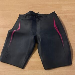 ROKA Women’s SIM Pro II Buoyancy Shorts Black Pink Size L